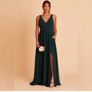 Birdy Grey Laurie Bridesmaid Maxi Green Emerald Green Sz S